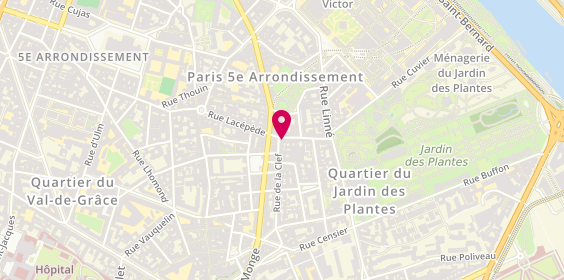 Plan de MARCADEUX Sylvia, 15 Rue Lacépède, 75005 Paris