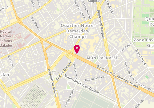 Plan de HALPERIN Sophie, 73 Boulevard du Montparnasse, 75006 Paris