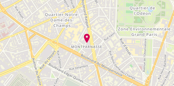 Plan de Isabelle MIGUET - Psychologue Clinicienne à Paris 6, 7 Rue Stanislas, 75006 Paris