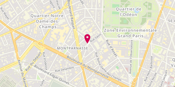 Plan de ALAGILLE Mathieu, Psychiatrie Vavin
108 Boulevard du Montparnasse, 75014 Paris
