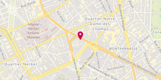 Plan de KADOURI Alane, 56 Boulevard du Montparnasse, 75015 Paris