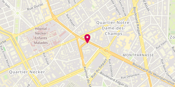 Plan de DARVES BORNOZ Jean Michel, 48 Boulevard du Montparnasse, 75015 Paris