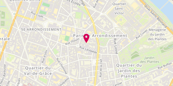 Plan de RAYNA Claude, 17 Rue Rollin, 75005 Paris