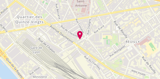 Plan de RIOULT Catherine, 35 Rue Rambouillet, 75012 Paris