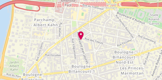 Plan de Alyson NACHMANE Psychologue Clinicienne, 5A Boulevard Jean Jaurès, 92100 Boulogne-Billancourt