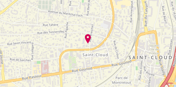 Plan de GUY-GRAND Marion, 17 Rue Preschez, 92210 Saint-Cloud