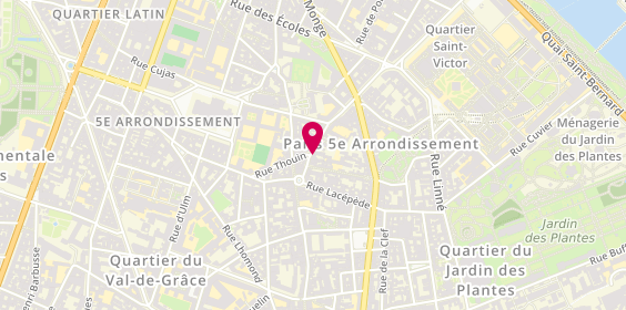 Plan de POZZI Benedetta, 77 Rue du Cardinal Lemoine, 75005 Paris