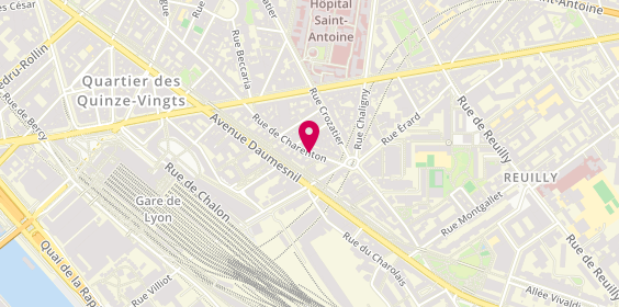 Plan de Camille ENSHAIAN - Psychologue Psychothérapeute, 154 Rue de Charenton, 75012 Paris