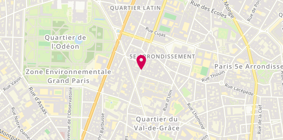 Plan de Sabine LARAN - Psychologue, 187 Rue Saint-Jacques, 75005 Paris