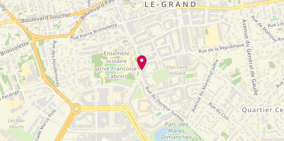 Plan de NOREL Alice, 43 Rue du Dr Sureau, 93160 Noisy-le-Grand