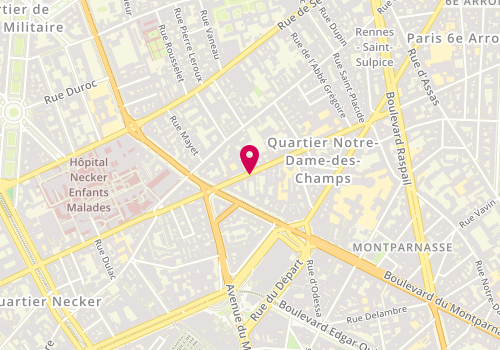 Plan de SEURIN PUECH Marie Jose, 101 Rue de Vaugirard, 75006 Paris