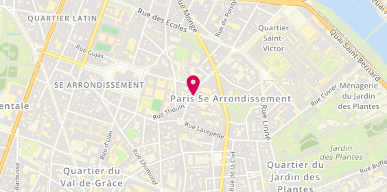 Plan de BARAZER Claude, 71 Rue du Cardinal Lemoine, 75005 Paris