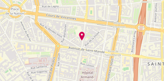 Plan de JEROME Eric, 65 Avenue du Docteur Arnold Netter, 75012 Paris