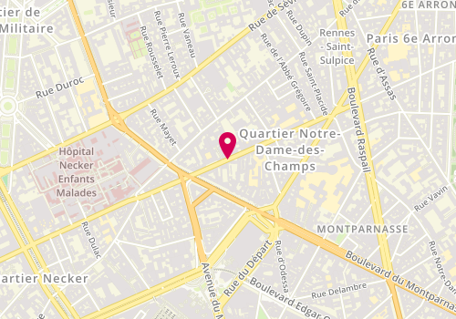 Plan de SAADA Perrine, 99 Rue Vaugirard, 75006 Paris