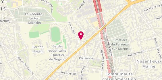 Plan de PRIEUR Stéphane, 4 avenue du Maréchal Lyautey, 94130 Nogent-sur-Marne