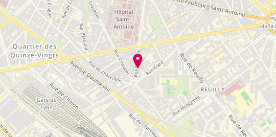 Plan de Ferodja Hocini, 10 Rue Chaligny, 75012 Paris