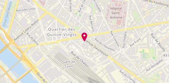 Plan de INGHIRAMI Lorenzo, 44 avenue Daumesnil, 75012 Paris
