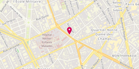 Plan de SFEZ Danielle, Cabinet du Dr Danielle Sfez
15 Boulevard du Montparnasse, 75006 Paris