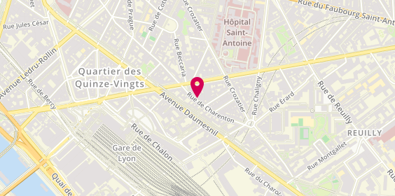 Plan de FLAVIGNY Christian, 121 Rue de Charenton, 75012 Paris