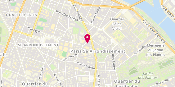 Plan de COURTILLOT Raphaël, 61 Rue du Cardinal Lemoine, 75005 Paris