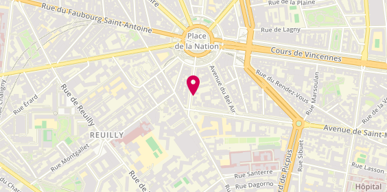 Plan de GOLOUBOFF Nathalie, 4Bis Rue Fabre d'Eglantine, 75012 Paris