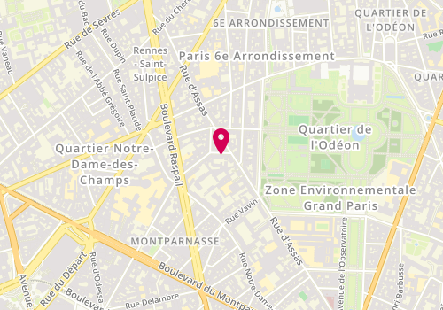 Plan de Etchegaray Mayena, 5 Rue Duguay Trouin, 75006 Paris