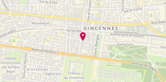 Plan de TROIANOVSKI Sophie, 2 Rue Lejemptel, 94300 Vincennes