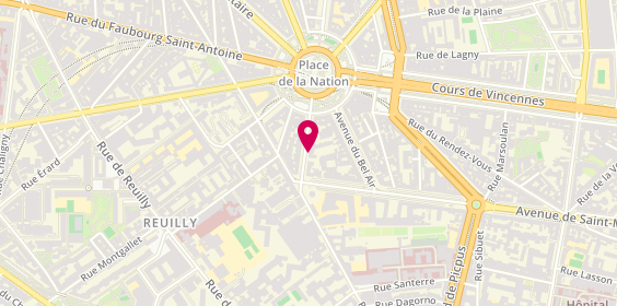 Plan de PONROY Annabelle, 8 Rue Fabre d'Eglantine, 75012 Paris