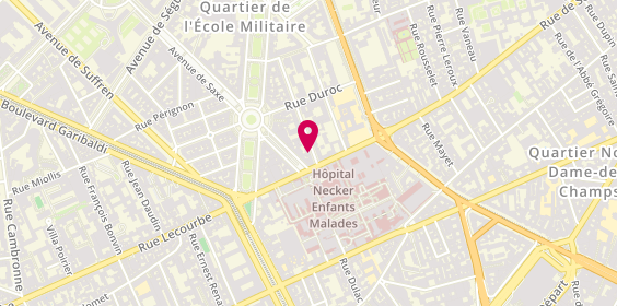 Plan de BIALES Pierre, 32 Rue du Général Bertrand, 75007 Paris