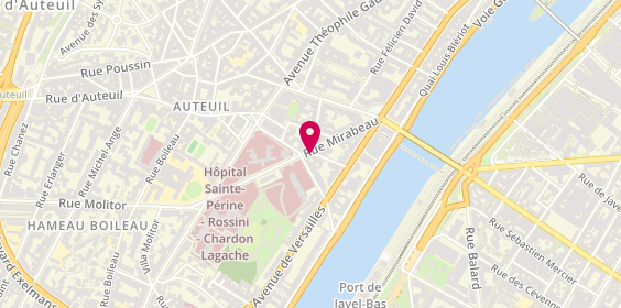 Plan de GIRAUT Xavier, 19 Rue Mirabeau, 75016 Paris