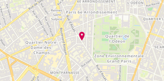Plan de Michaël Barday - Psychologue à Paris 6, 43 Rue d'Assas, 75006 Paris