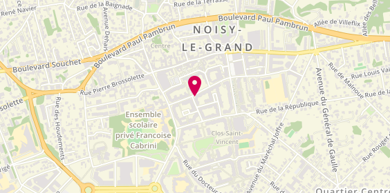 Plan de JOLY Chrystelle, 22 Rue du Dr Jean Vaquier, 93160 Noisy-le-Grand