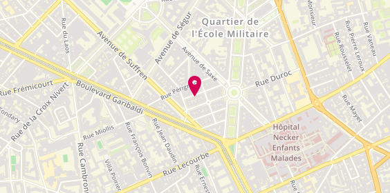 Plan de GARNIER Nathalie, 11 Rue César Franck, 75015 Paris