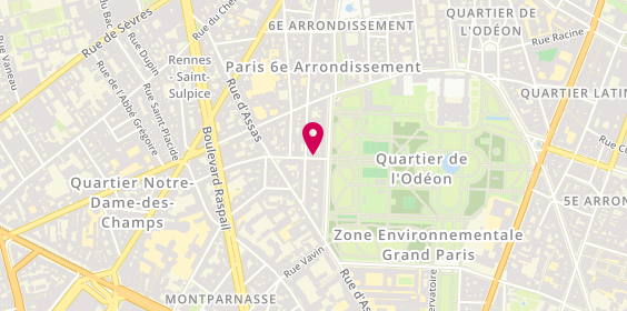 Plan de CAMENA D'ALMEIDA Marie Claire, 4 Rue de Fleurus, 75006 Paris