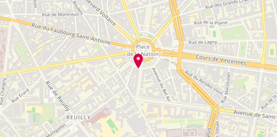 Plan de GUETTA Jean, 16 Place de la Nation, 75012 Paris