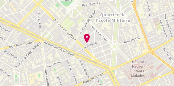 Plan de BONAMOUR DU TARTRE Jean Jacques, 16 Rue J M de Hérédia, 75007 Paris