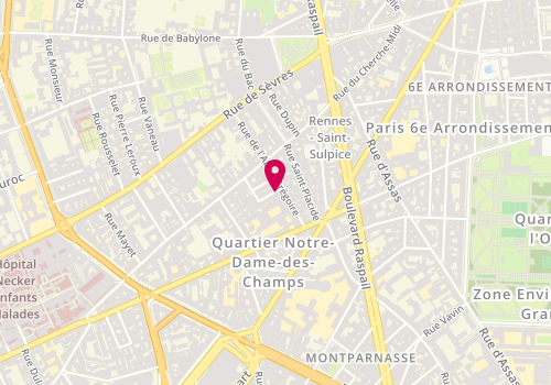 Plan de ORGIBET Alexandre, 3 Rue Jean François Gerbillon, 75006 Paris