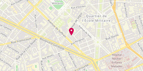 Plan de ANDRE-CADAR Ana, 8 Rue José-Maria de Heredia, 75007 Paris