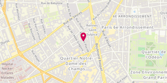 Plan de CLAUDEL Bertrand, 46 Rue Saint Placide, 75006 Paris
