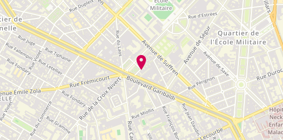 Plan de GOLDENBERG Philippe, 7 Rue Alexandre Cabanel, 75015 Paris