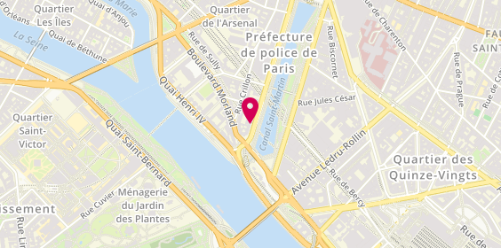 Plan de LAZARUS MATET Catherine, 5 Boulevard Bourdon, 75004 Paris
