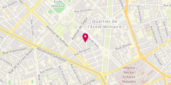 Plan de VINDREAU Christine, 4 Rue Léon Vaudoyer, 75007 Paris