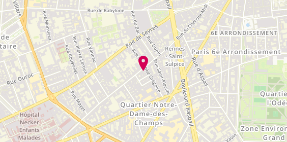 Plan de Raphaël JOYEAUX - Psychanalyste & Psychologue à Paris 6, 61 Rue du Cherche-Midi, 75006 Paris