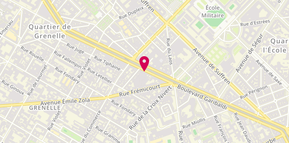 Plan de COURAU Anne Sophie, 146 Boulevard de Grenelle, 75015 Paris