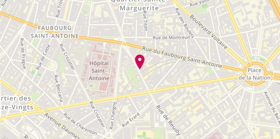 Plan de BERNARD France, 19 Rue de Reuilly, 75012 Paris