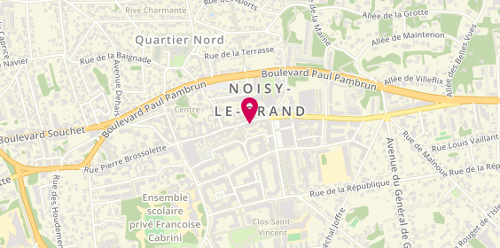 Plan de LEITAO Yvette, 206 Rue Pierre Brossolette, 93160 Noisy-le-Grand