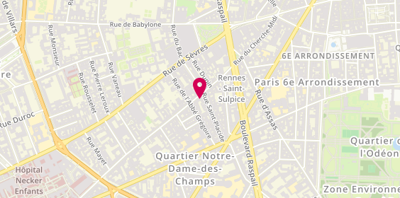 Plan de Sandra SELLAHI-BROSSIER Psychologue Paris 15eme et Paris 6eme, 61 Rue du Cherche Midi 75006, Et
7 Rue Nicolas Charlet, 75015, 75006 Paris
