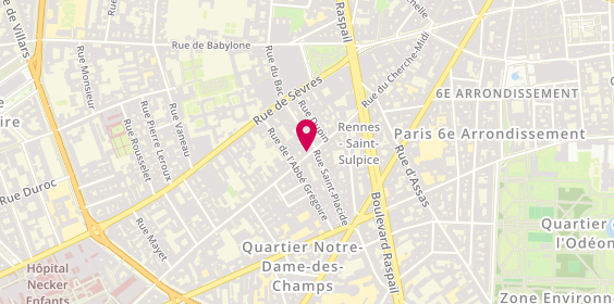 Plan de Anne JAFFEUX, 58 Rue du Cherche-Midi, 75006 Paris