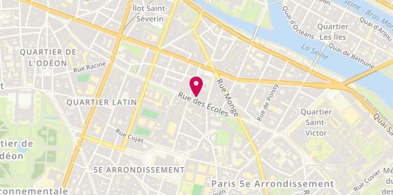 Plan de SARDAT Mireille, 26 Rue des Écoles, 75005 Paris