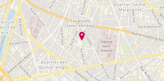 Plan de FOUROT Léa, 13 place d'Aligre, 75012 Paris